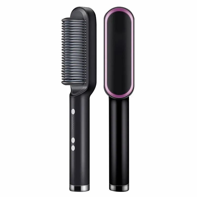 909 Brush Hair Straightener Brush For Girls Comb Style